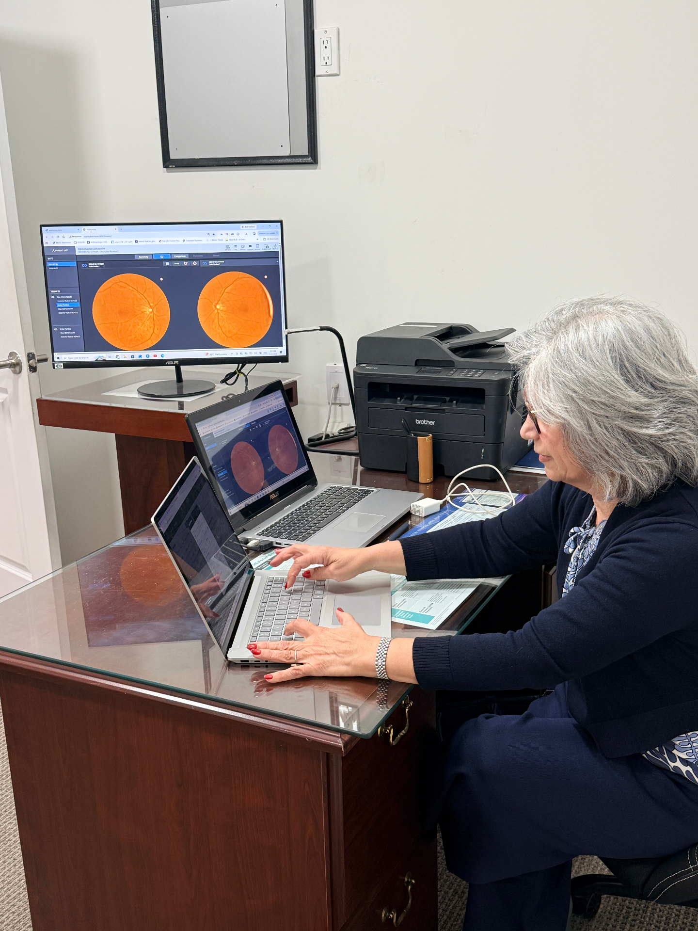 Why does your eye doctor ask about your health during an eye exam